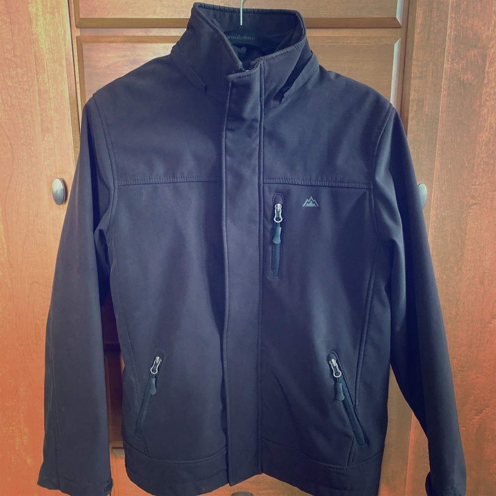 Sleek L boys light ski jacket w/ fleece zip liner